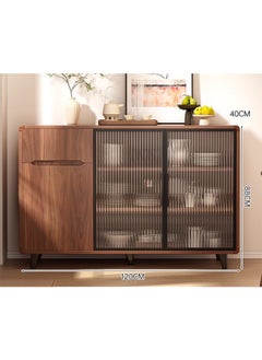 keke Modern Wooden Storage Kitchen Cabinet with Shelves for Living Room & Kitchen  - Image 2