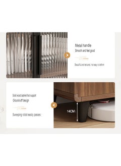 keke Modern Wooden Storage Kitchen Cabinet with Shelves for Living Room & Kitchen  - Image 5