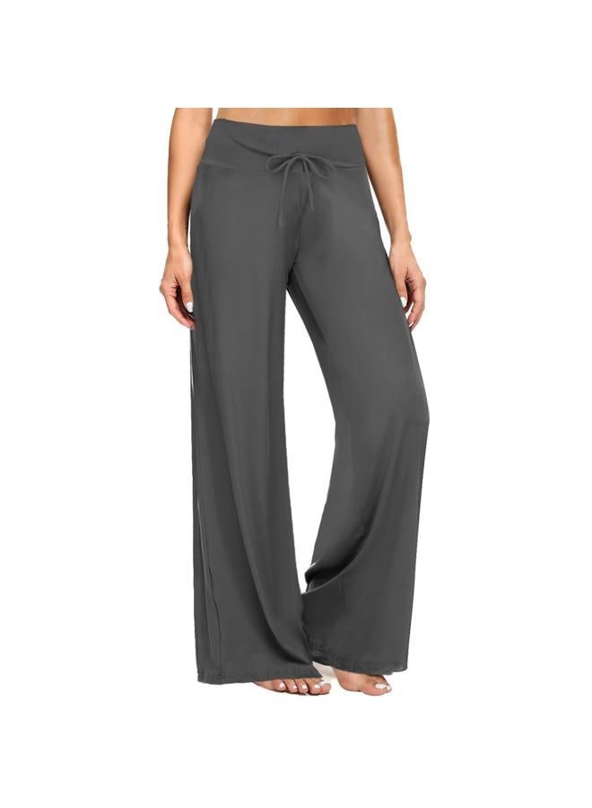 ZOOSIXX Buttery Soft Black Pajama Pants for Women, Plaid Comfy Casual Lounge Pajama Bottoms, Grey 1, M - Image 1
