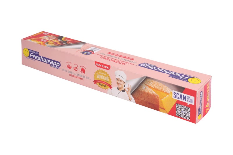 Freshwrapp Hindalco Freshwrapp International Aluminium Foil 24 Meters, 18 microns (Pack of 3) |Food Packing, Wrapping , Storing , Serving and Cooking (Baking , Grilling , Roasting, Freezing) - Image 2