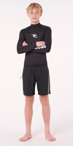 RIP CURL UPF 50 Sun Protection Long Sleeve Rashguard Swim Surf Shirt for Boys Girls - Image 3