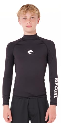 RIP CURL UPF 50 Sun Protection Long Sleeve Rashguard Swim Surf Shirt for Boys Girls - Image 1
