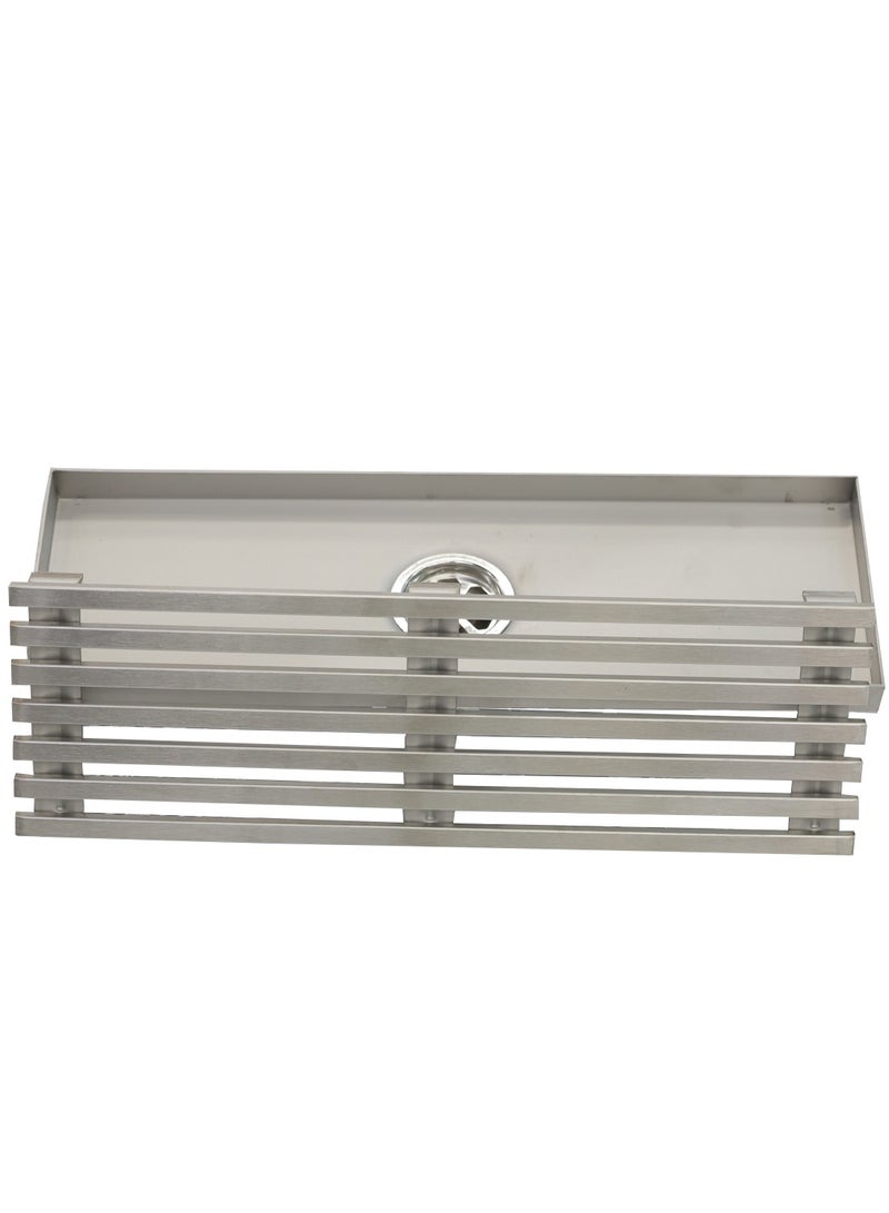 Rectangular shower floor drain, shower drain, 304 stainless steel linear drain with filter fitting  - Image 4