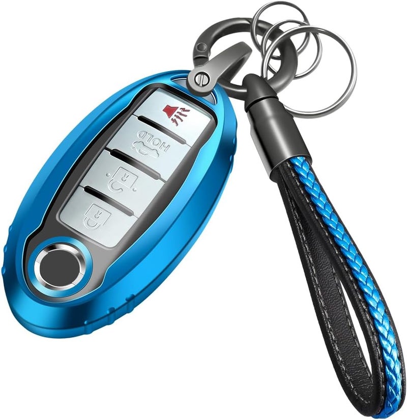 Lcyam Nissan Key Fob Cover with Keychain - Image 1