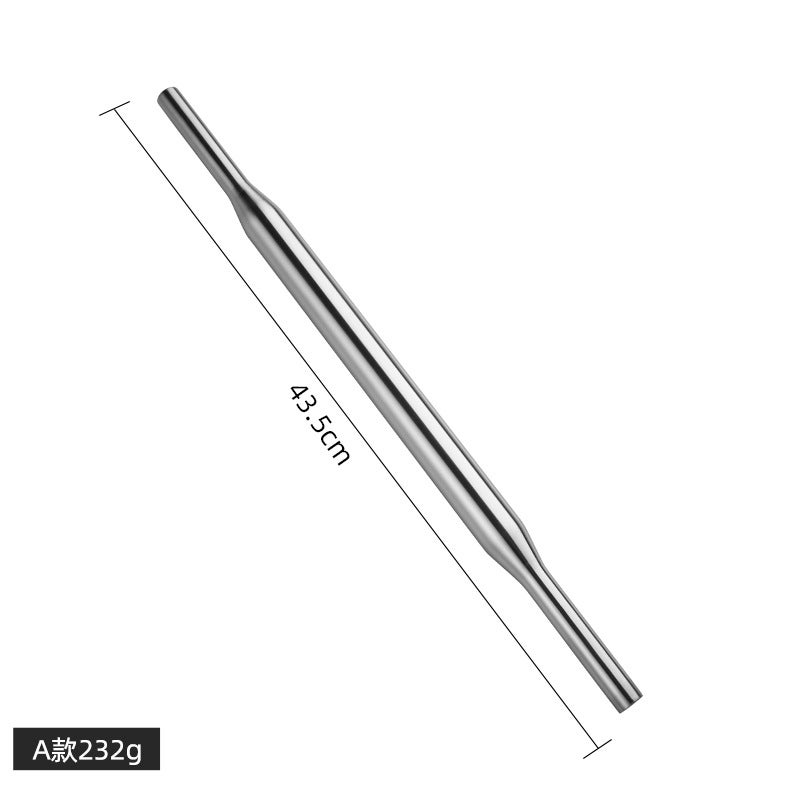 304 Stainless Steel Rolling Pin Baking Tool Household Rolling Pin Rolling Dumpling Wrapper Non-Stick Flour Kneading Pin - Image 1