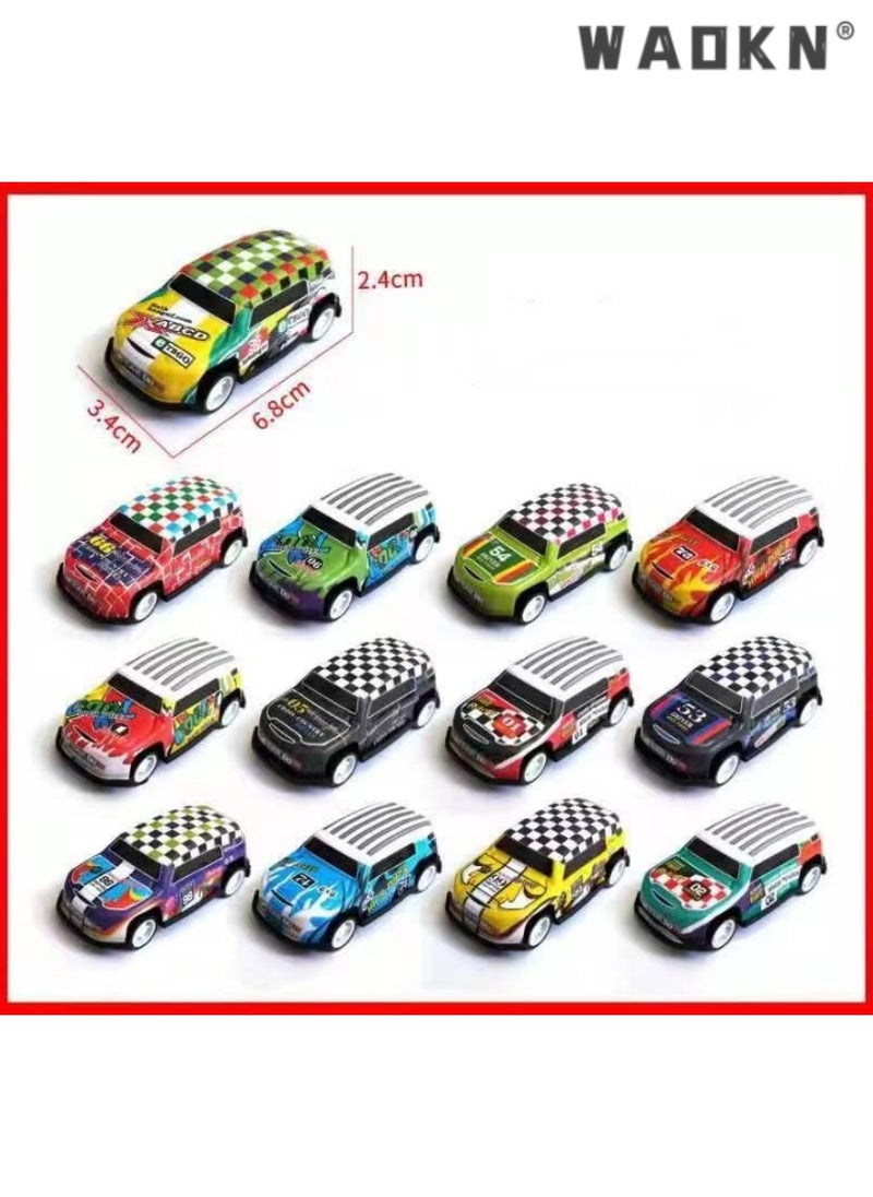 WAOKN Set of 30 Alloy Racing toy Cars, Pull-Back Toy Cars with Storage Box, Ideal Gift for Children, Perfect for Collectors and Enthusiasts, Durable Design, Convenient Storage,Playtime Fun  - Image 5