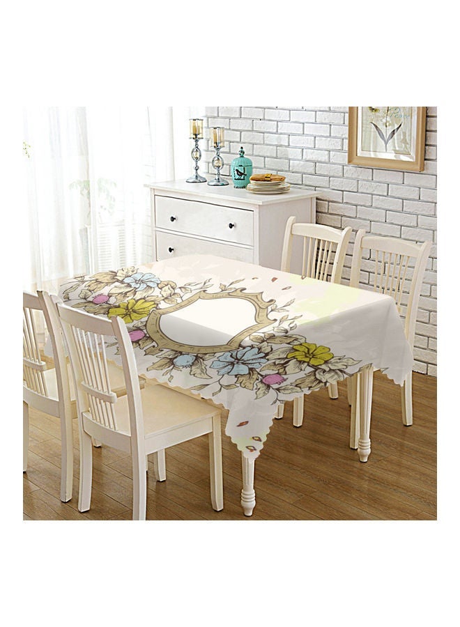 NIBEMINENT Abstract Petals Printed Table Cover Multicolour 90x140cm - Image 3