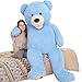 MorisMos Giant Teddy Bear Plush 5ft Life Size Huge Blue Teddy Bears for Boyfriend 5 Foot Large Big Stuffed Animal Gifts for Lover on Valentines Anniversary Birthday - Image 4