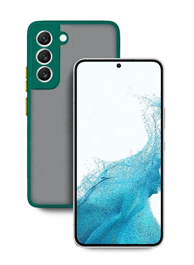 Wtech Silicone Matte Translucent Back Case Cover For Samsung Galaxy S22 5G Green - Image 4