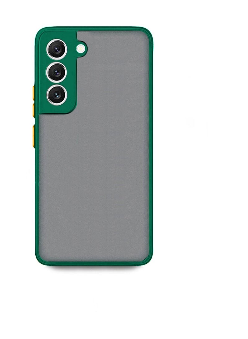 Wtech Silicone Matte Translucent Back Case Cover For Samsung Galaxy S22 5G Green - Image 1