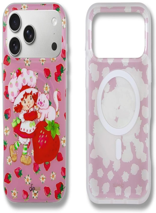 سونيكس جراب سونيكس لهاتف آيفون 17 برو ماكس | متوافق مع ماج سيف | مُختبر ضد السقوط من ارتفاع 10 أقدام | تصميم كلاسيكي مستوحى من كعكة الفراولة - Image 1