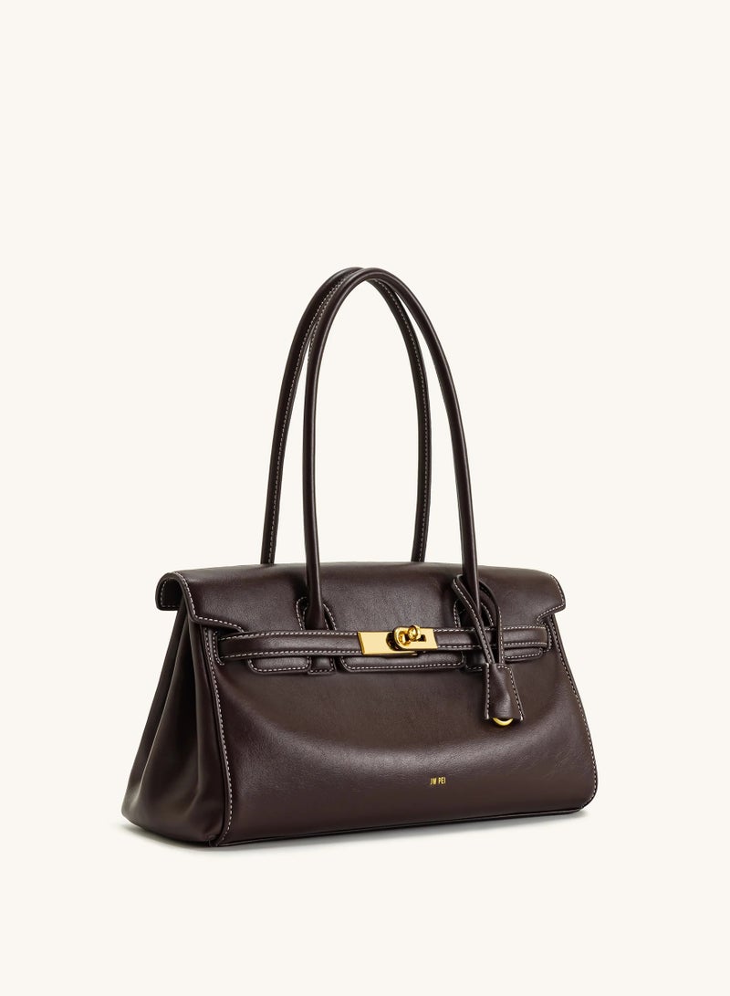JW PEI Yara Shoulder Bag - Brown - Image 2