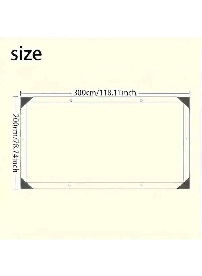 300x300cm Waterproof Rainproof Cloth With Rope Windproof Warm Balcony Cover - Image 4