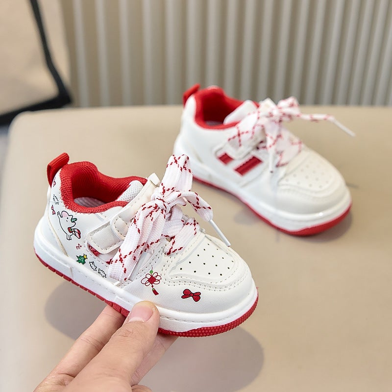 Mesh Sneakers Lightweight Flexible Sole Walking Shoes For Kids Indoor And Outdoor Activities - Image 3