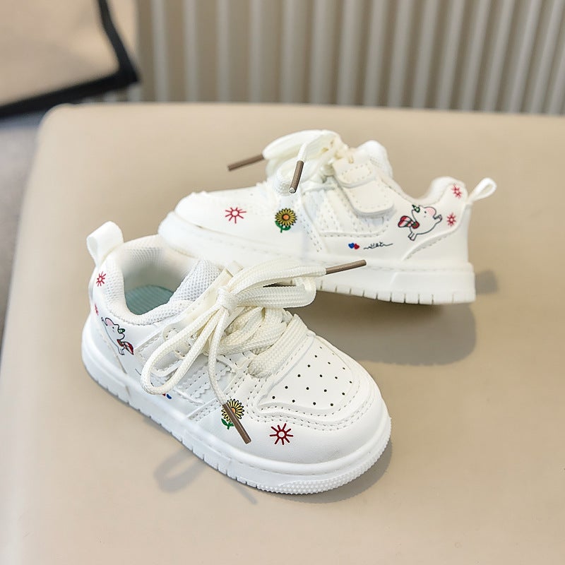 Mesh Sneakers Lightweight Flexible Sole Walking Shoes For Kids Indoor And Outdoor Activities - Image 4