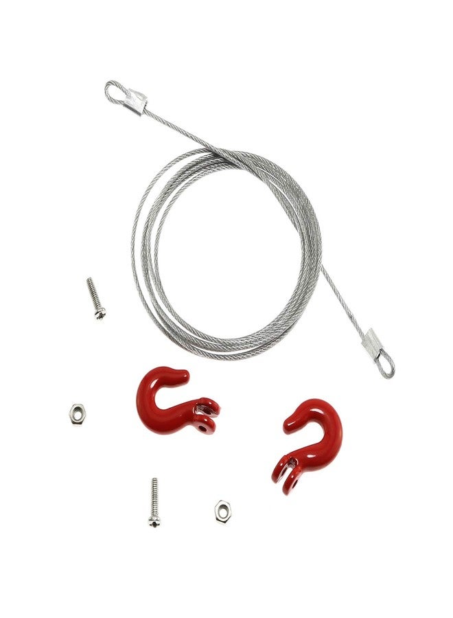 Maxmoral 1-Pack Trailer Chain Rope with Tow Hook for RC Car Truck Crawler Accessories - Image 2