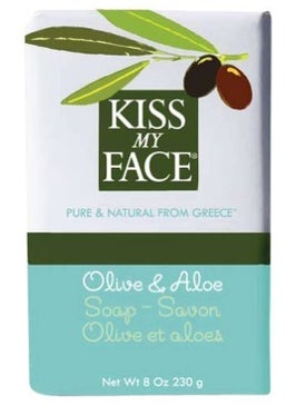 Kiss My face Kiss My Face Moisturizing Bar Soap for All Skin Types - Olive & Aloe - 8 oz 