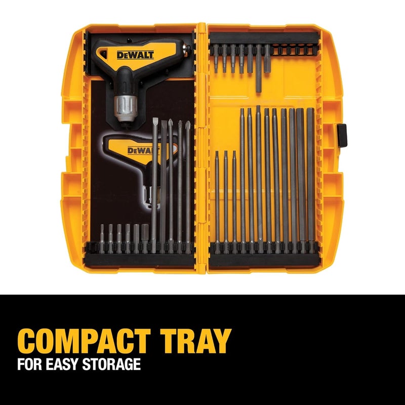 DEWALT DEWALT Hex Key Wrench Set Ratcheting THandle Set 31Piece DWHT70265  - Image 3