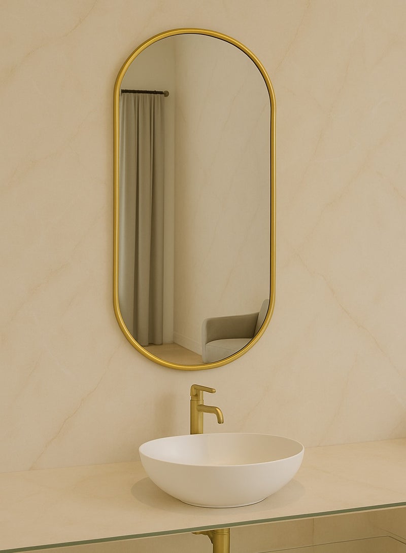 Glass Corner 50*120 Capsule - Gold - Image 2