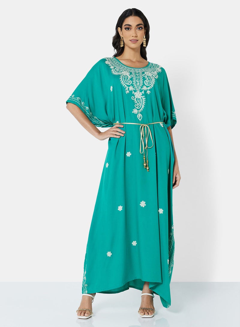 ARABIAN CLOSET EMBROIDERED KAFTAN - Image 1