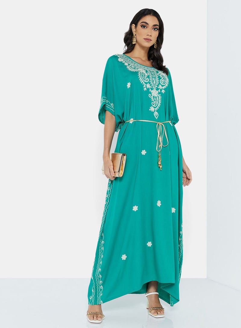 ARABIAN CLOSET EMBROIDERED KAFTAN - Image 3