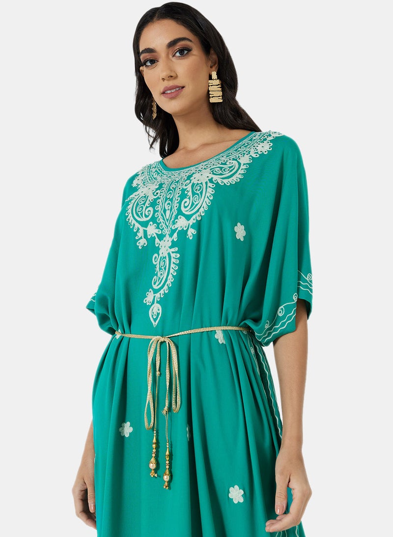 ARABIAN CLOSET EMBROIDERED KAFTAN - Image 4