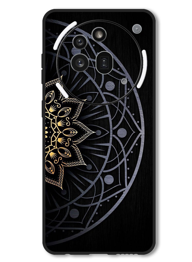 Theodor Case Compatible with Nothing Phone 3a Pro Protection Shockproof Bumper Cover Floral Art 2 - Image 1