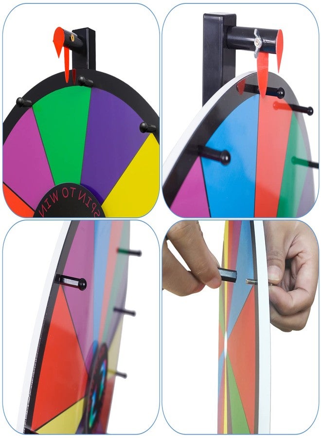 Hooomyai Prize Wheel Pegs & Red Pointer Replacement Kit Spinning Wheel Replacement for Trade Show Carnival Party Pub - Image 5