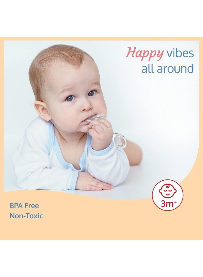 لوفلاب جهاز تدليك اللثة من السيليكون من لوف لاب بيبي، فرشاة أسنان أولية للمبتدئين للأطفال والرضع، فرشاة أسنان ثلاثية الشعيرات - Image 4