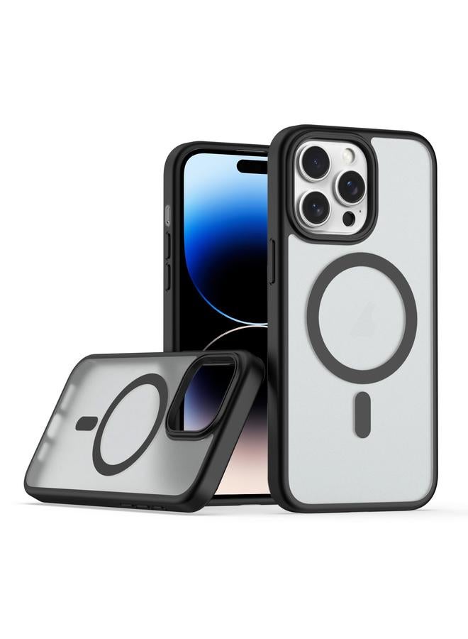 اس-توب جراب لهاتف iPhone 14 Pro مصنوع من مادة TPU الهجينة PC مع غطاء مغناطيسي داخلي MagSafe - Image 1