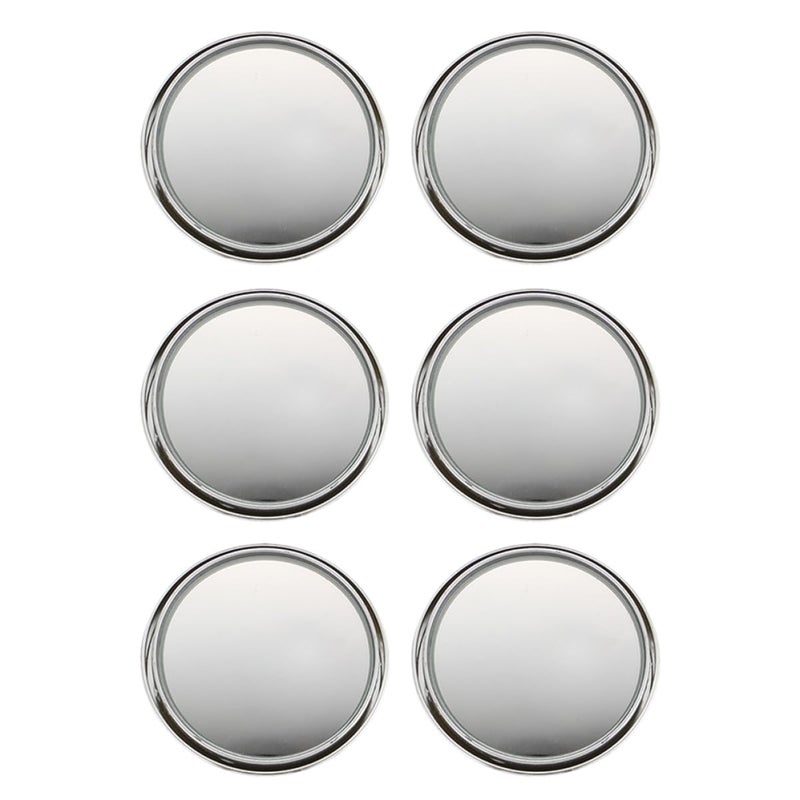 Frameless Convex Blind Spot Mirrors 3 Pairs 360 Degree Rotating Stick On Car Exterior - Image 2