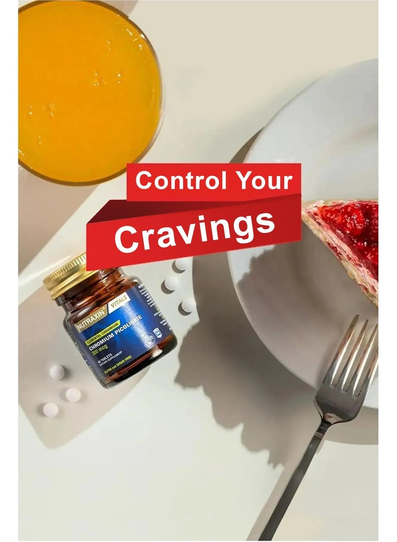 نوتركسين نوتراكسين كروميوم بيكولينات 200 ميكروجرام، خالي من الغلوتين والسكر، 90 قرصًا - Image 2