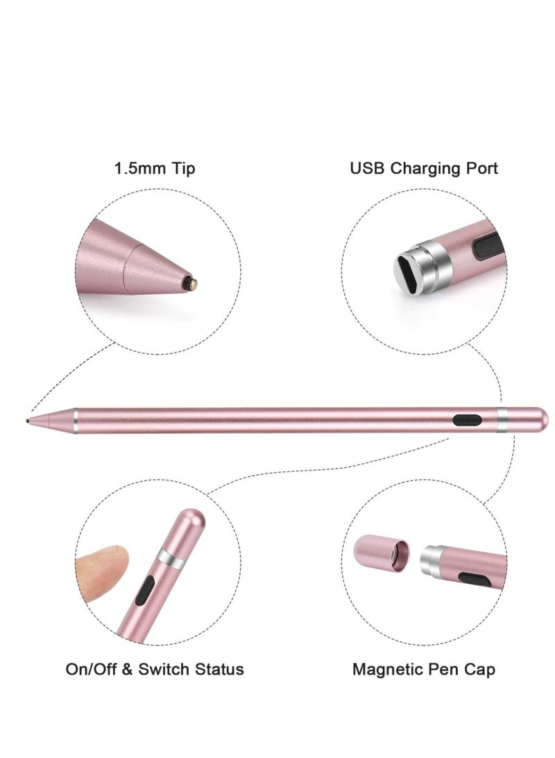 ELTRAZONE Rechargeable Digital Stylish Pen Pencil Universal for iPhone/iPad Pro/Mini/Air/Android and Most Capacitive Touch Screens - Image 2