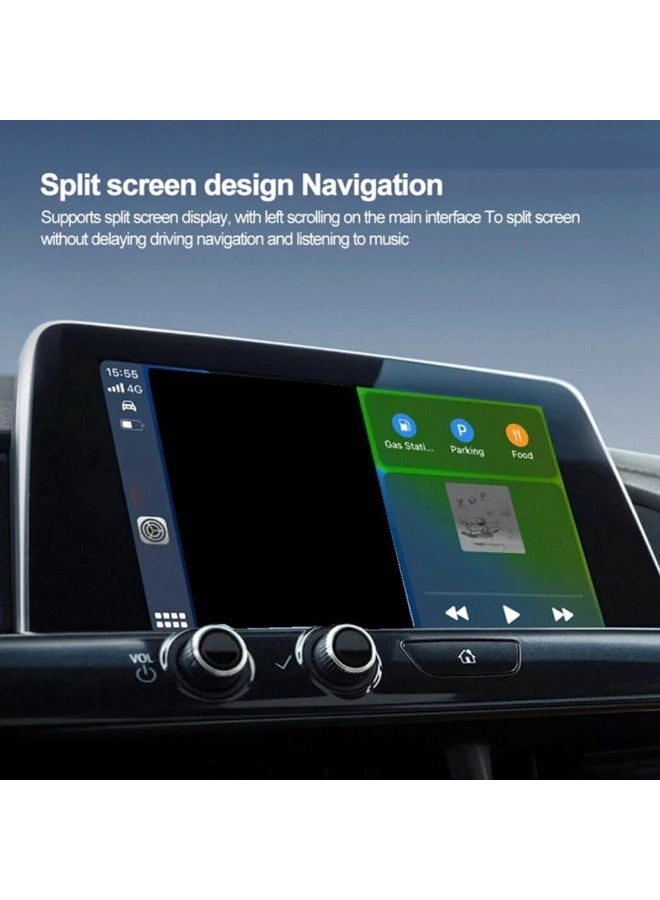 Wireless CarPlay Adapter – USB Car Infotainment Dongle for iOS 10+ with Auto-Connect, Plug & Play, Carbon Fiber Design - Image 2