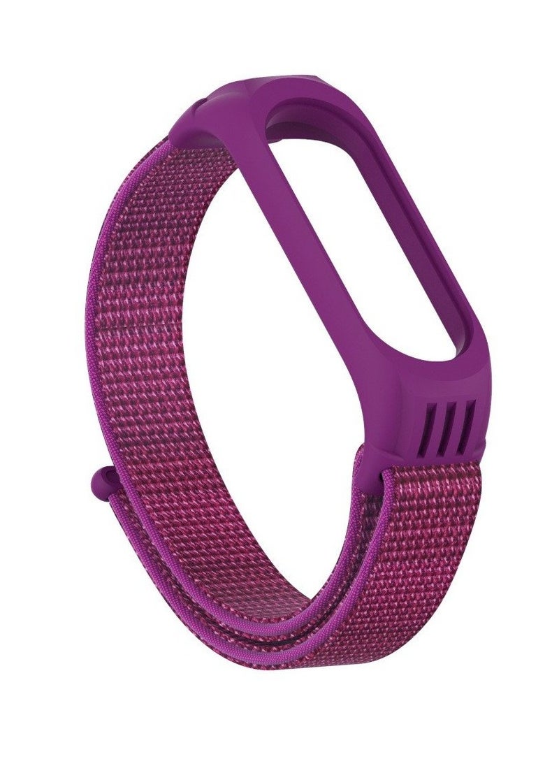 Generic Nylon Wristband Compatible for Xiaomi  band Mi 3/4/5/6/7 Adjustable Braided Elastic Solo Loop  - Image 2