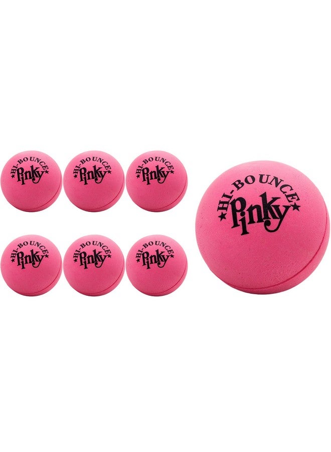 JA-RU High-Bounce Pinky Ball (6 Pack) Small Bouncy Rubber Balls for Kids. Stress Handball. Indoor & Outdoor Sport Games. Therapy Classroom Playground Toys. Throwing & Juggling 976-6p - Image 1