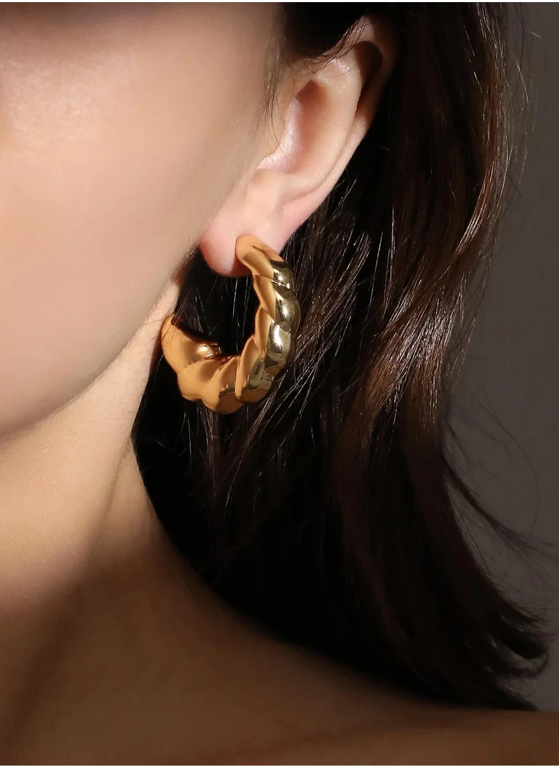 سوهي Women's The Rope Hoop Earrings