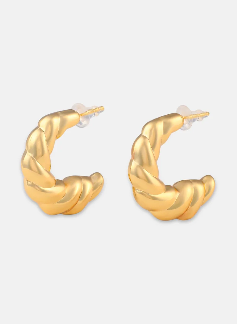 سوهي Women's The Rope Hoop Earrings