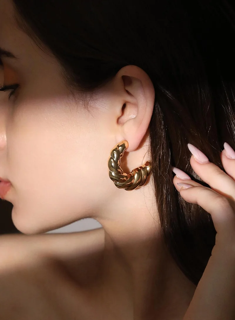سوهي Women's The Rope Hoop Earrings