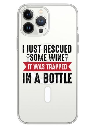 Magnetic Case for iPhone 14 Pro Max 6.7-inch Compatible with MagSafe Wireless Charging, Shockproof Phone Bumper Cover Wine trapped in bottle black copy - pzsku/ZF3595F3B913BECD0D20CZ/45/_/1700222669/c59475b5-73b5-4ad0-bf6d-68356318c148