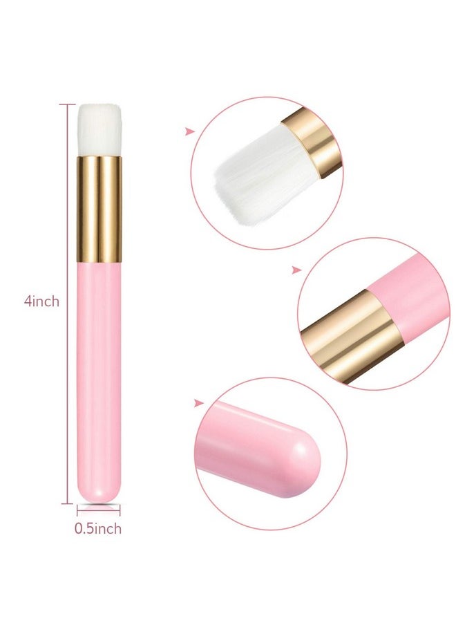 Nuenen - 100 Pieces Lash Cleansing Bath Brushes With Container Eyelash Extension Cleanser Brushes Lash Cleaner Brush Lash Shampoo Brushes For Eyelash Extensions Prolong Lash Cleanser Supplies Pink - Image 1