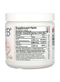 Sufficient-C Sufficient C, Abundant-B High Dosed B-12 & Biotin Drink Mix, Pink Lemonade, 108 g  - Image 2