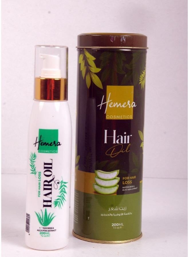 Hair oil with aloe vera and watercress extract 200 ml
