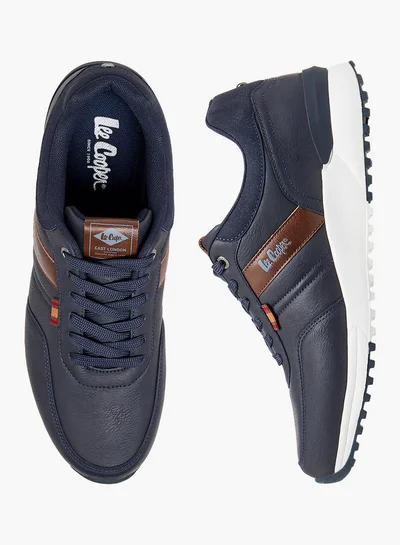Lee Cooper Men's Panelled Lace-Up Sneakers