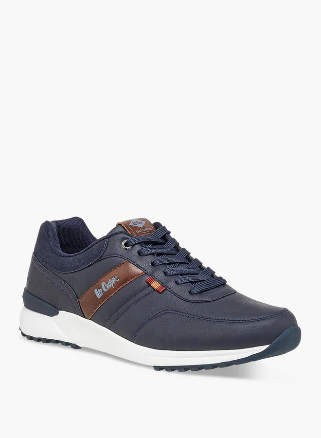 Lee Cooper Men's Panelled Lace-Up Sneakers