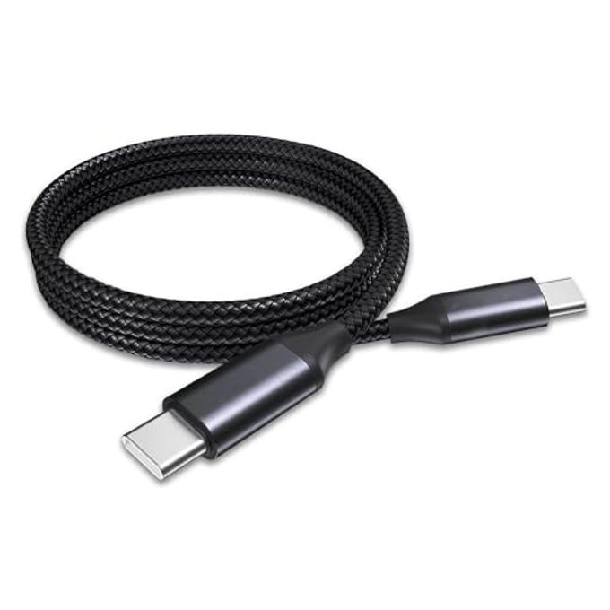 BoxWave Cable Compatible With Xhorse Vvdi Key Tool Max Directsync Pd Cable (3Ft) Usb-C To Usb-C (100W), Type C Braided Charge And Fast Sync Jet Black - Image 5