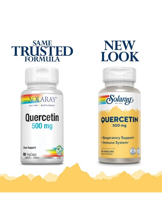 SOLARAY Quercetin 500mg Solaray 90 Caps (Pack of 2) - Image 3