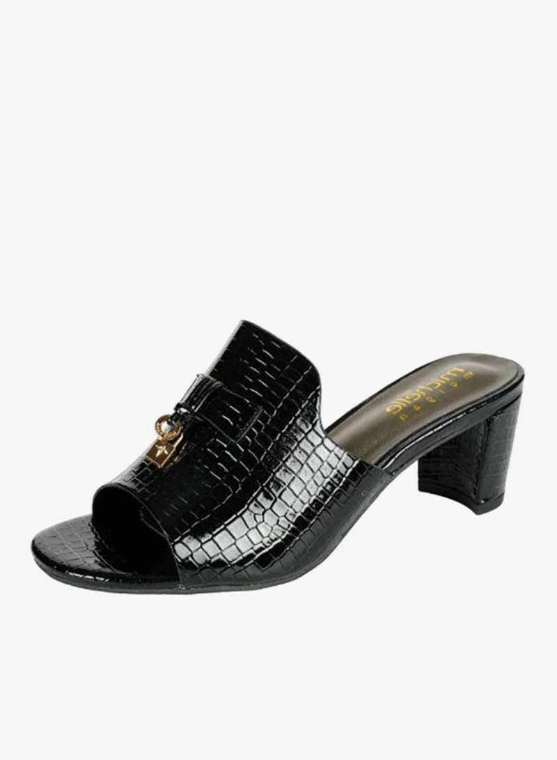 092-2928 Michelle Morgan Ladies Block Heel 213RC192 Black