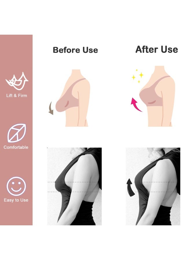 أوشيما Strapless Backless حمالة الصدر، رفع الشريط اللاصق، 5 أزواج XL غير مرئية الصدر رفع، رفع حمالات الصدر اللاصق لاصقة دفع الصدر ل بي كوب الثدي الكبير. رفع Strapless Backless دفع الذات غير مرئية لاصقة - Image 5