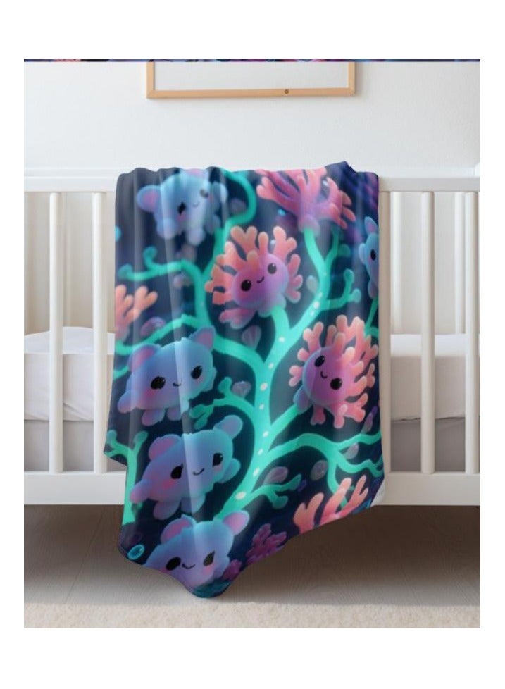 عام بطانية رقيقة من الفانيلا (دافئة ومريحة، ومناسبة للنوم واستخدام الألعاب وإزالة الغبار ومقاومة للرمل) 150 سم * 200 سم - 664 - Image 1